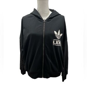 Adidas Original Jacket‎ Women’s Three Stripes Berlin Hoodie Size Medium AB2667